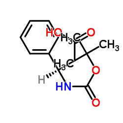 (R)-3-(Boc-氨基)-3-苯基丙酸结构式