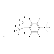 4-异丙基苯基三氟硼酸钾结构式