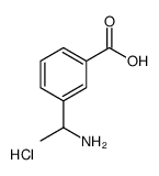3-(1-氨基乙基)苯甲酸盐酸盐结构式