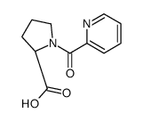 N-(吡啶-2-羰基)-l-脯氨酸结构式