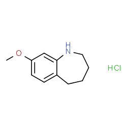 8-METHOXY-2,3,4,5-TETRAHYDRO-1H-BENZO[B]AZEPINE HYDROCHLORIDE Structure