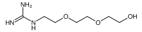2-[2-[2-(2-hydroxyethoxy)ethoxy]ethyl]guanidine Structure