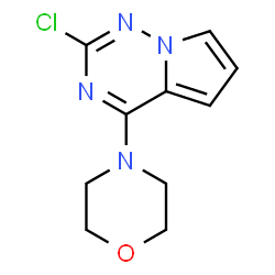4-{2-chloropyrrolo[2,1-f][1,2,4]triazin-4-yl}morpholine Structure