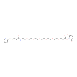 SPDP-PEG6-NHS ester结构式
