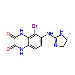 溴莫尼定-2,3-二酮结构式
