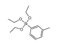 3-methylphenyltriethoxysilane Structure
