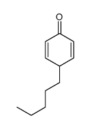4-pentylcyclohexa-2,5-dien-1-one结构式