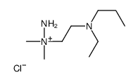 1-[2-(ethylpropylamino)ethyl]-1,1-dimethylhydrazinium chloride Structure
