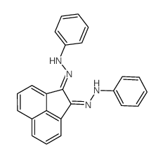 N-[[2-(phenylhydrazinylidene)acenaphthen-1-ylidene]amino]aniline Structure
