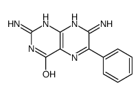 2,7-Diamino-4-hydroxy-6-phenylpteridine, 2,7-Diamino-6-phenylpteridin-4-ol Structure