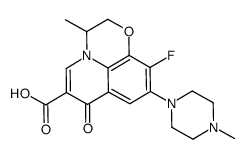 9-Piperazino Ofloxacin structure