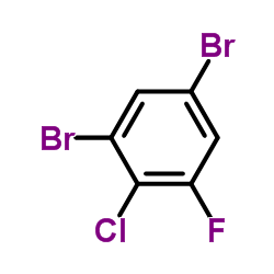 2-氯-3,5-二溴-1-氟苯结构式