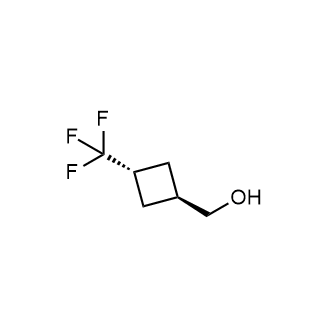 ((1R,3r)-3-(三氟甲基)环丁基)甲醇结构式