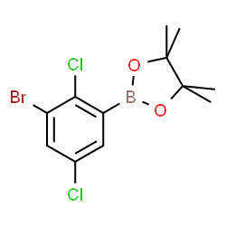 3-Bromo-2,5-dichlorophenylboronic acid pinacol ester Structure