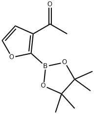 3-(Acetyl)furan-2-boronic acid pinacol ester Structure