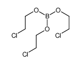 Boric acid tris(2-chloroethyl) ester Structure