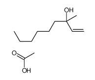 acetic acid,3-methylnon-1-en-3-ol结构式