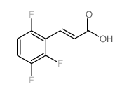 3-(2,3,6-Trifluorophenyl)acrylic acid structure