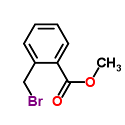 2-溴甲基苯甲酸甲酯结构式