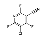 5-chloro-2,4,6-trifluoropyridine-3-carbonitrile Structure