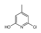 6-氯-4-甲基吡啶-2-醇结构式