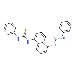 1,1'-naphthalene-1,5-diylbis[3-phenyl(thiourea)] Structure