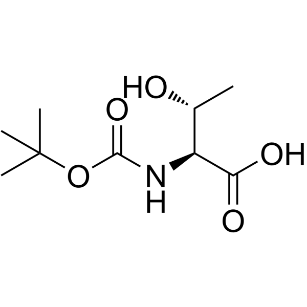 BOC-L-苏氨酸结构式