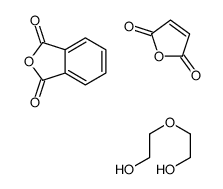 1,3-异苯并呋喃二酮与2,5-呋喃二酮和2,2’-氧代二乙醇的聚合物结构式