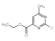 2-氯-6-甲基嘧啶-4-羧酸乙酯结构式