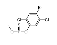 (4-bromo-2,5-dichlorophenoxy)-methoxy-methyl-sulfanylidene-λ5-phosphane Structure
