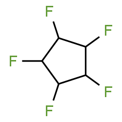 Cyclopentane, 1,2,3,4,5-pentafluoro- (9CI) structure