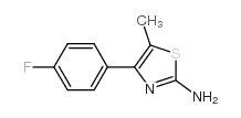 4-(氟-苯基)-5-甲基噻唑结构式