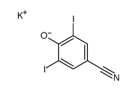 potassium 4-hydroxy-3,5-diiodophenylcyanide Structure