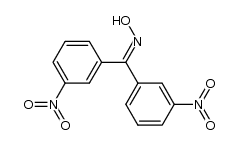 3,3'-dinitro-benzophenone oxime结构式