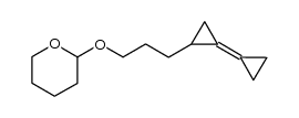 2-[3'-(1'',1'''-bicyclopropyliden-2''-yl)propyloxy]tetrahydro-2H-pyran结构式