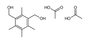 acetic acid,[3-(hydroxymethyl)-2,4,5,6-tetramethylphenyl]methanol结构式