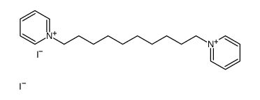 1-(10-pyridin-1-ium-1-yldecyl)pyridin-1-ium,diiodide结构式