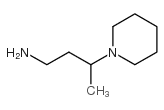 3-(哌啶-1-基)-1-丁胺结构式