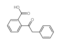 Benzoic acid, o- (phenylacetyl)- Structure