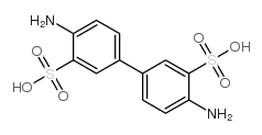 4,4'-二氨基-3,3'-联苯二磺酸结构式