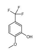 2-甲氧基-5-三氟甲基苯酚结构式