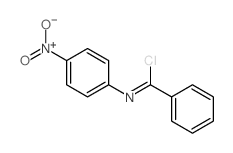 Benzenecarboximidoylchloride, N-(4-nitrophenyl)-结构式