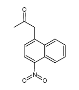 1-(4-nitro-1-naphthyl)-2-propanone结构式