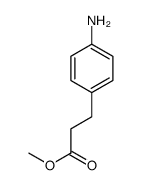 3-(4-氨基苯基)丙酸甲酯结构式