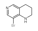 8-溴-1,2,3,4-四氢-1,6-二氮杂萘结构式