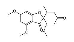 3',4,6-三甲氧基-5'-甲基螺[1-苯并呋喃-2,4'-环己-2-烯]-1',3-二酮图片