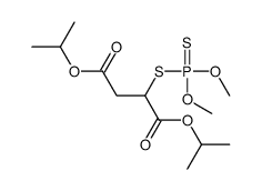 2-[(Dimethoxyphosphinothioyl)thio]butanedioic acid diisopropyl ester Structure