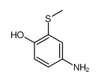 4-amino-2-methylsulfanylphenol Structure
