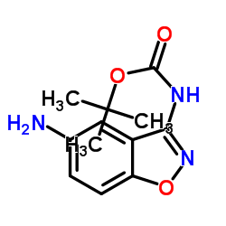 5-氨基苯并[D]异恶唑-3-氨基甲酸叔丁酯图片