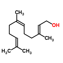 (E,Z)-3,7,11-Trimethyl-2,6,10-dodecatrien-1-ol Structure